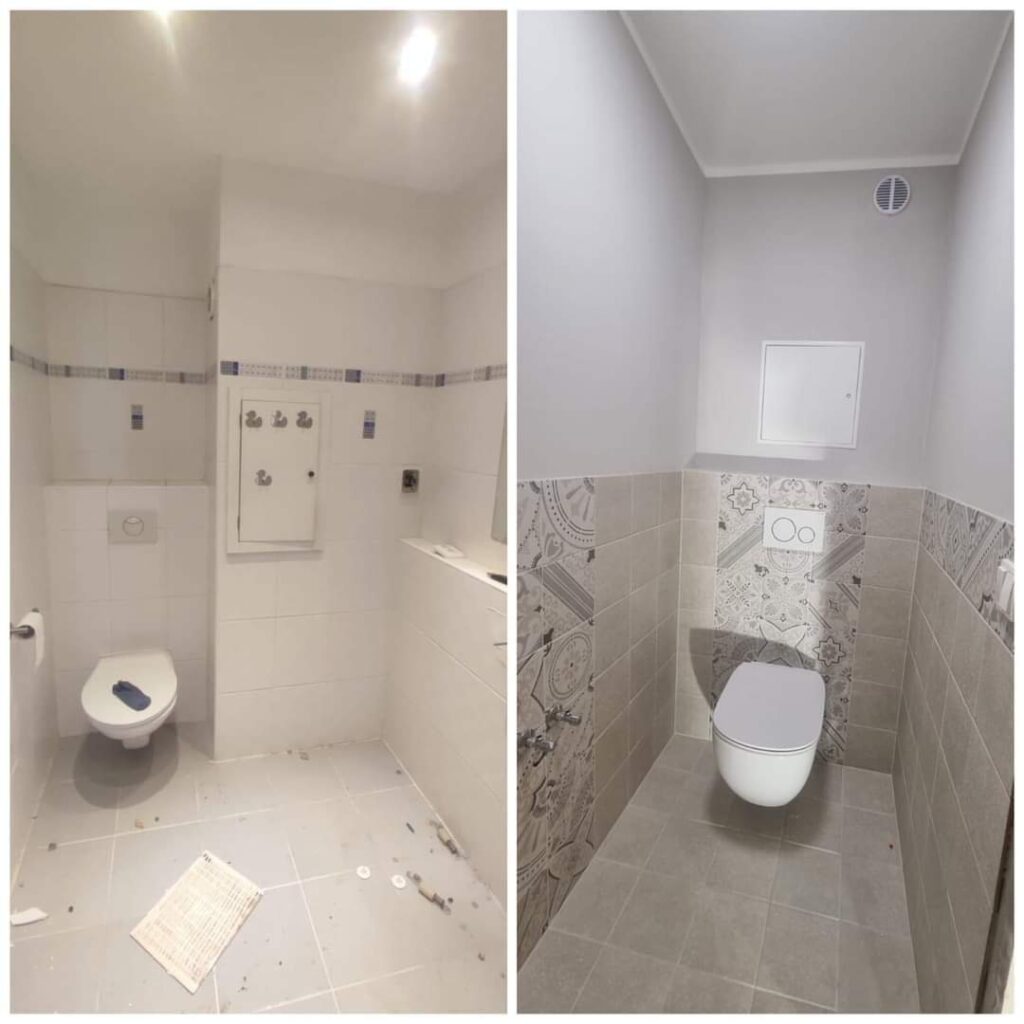 Nová koupelna a záchod bez starostí